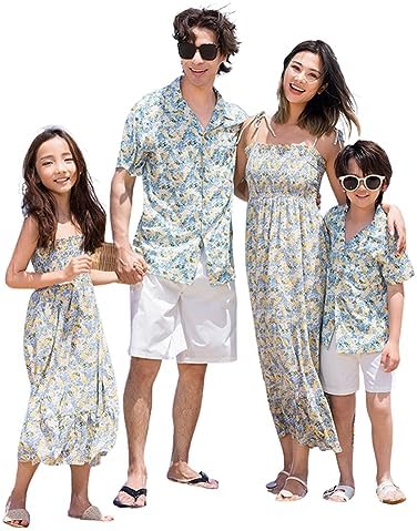 家族コーデ　親子コーデ　アロハシャツ 夏　４着セット 家族コーデ 親子コーデ アロハシャツ 夏 4着セット 楽天市場